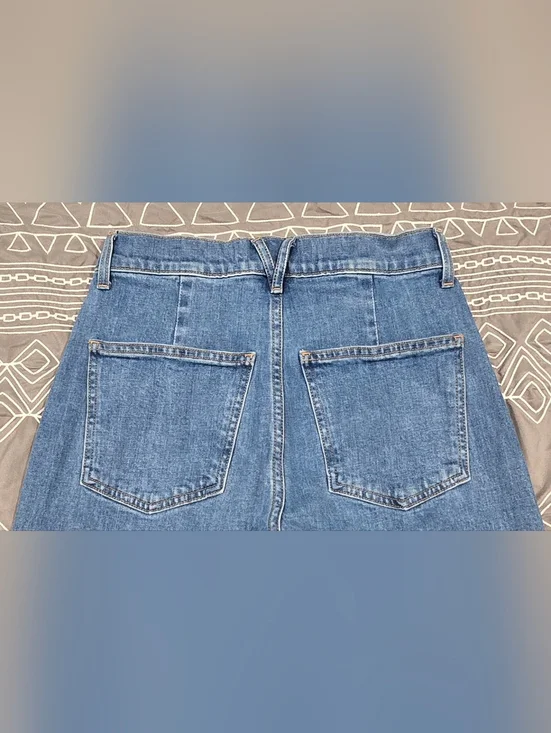 Veronica Beard Grant Wide Leg Cropped Jeans Size 28 - Picture 4 of 9